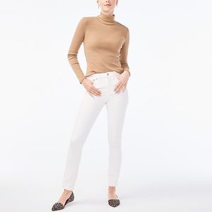 J Crew white high-rise jeans